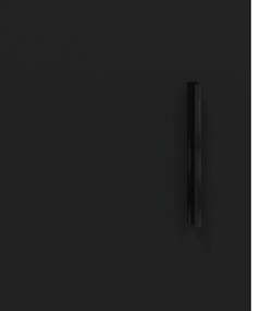 Armário de parede 69,5x34x90 cm preto