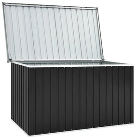 Caixa de arrumação para jardim 171x99x93 cm antracite