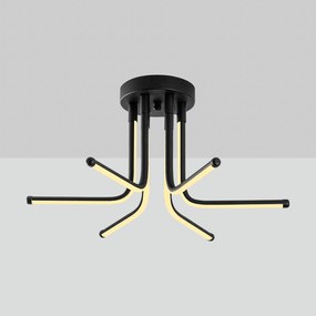 Chandelier Leddaisy – Preto – 55x25x55 cm