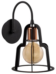 Aplique de Parede Harran – Preto Bronze – 20 cm