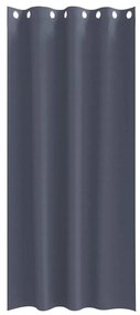 Cortinas 2 pcs Cinzento-escuro 225 x 140 cm Poliéster
