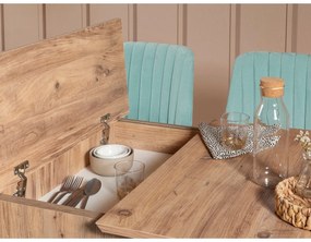 Conjunto de Mesa de Jantar Extensível e Cadeiras Vina – Pinho Atlântic