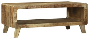 Mesa de café 90x50x35 cm Madeira de Mangueira Maciça