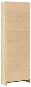 Estante 60x24x176 cm derivados de madeira carvalho sonoma