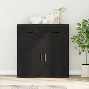 Buffet Carvalho preto 79 x 38 x 80 cm Madeira processada