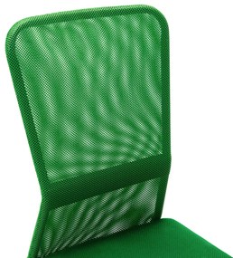 Cadeira de escritório 44x52x100 cm tecido de malha verde