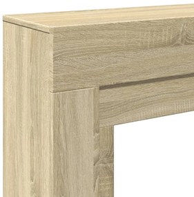 Cornija lareira 100x30x87,5cm derivados madeira carvalho sonoma