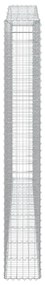 Cesto gabião arqueado 400x30x220/240 cm ferro galvanizado