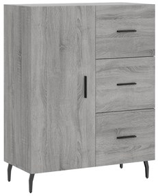 Armário alto 69,5x34x180 cm derivados de madeira sonoma cinza