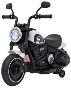 Mota elétrica para crianças 6V, Chopper FASTER, 2 a 5 anos Branca