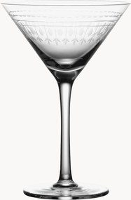 Copos de martíni em cristal artesanal Ovals, conjunto de 2