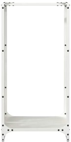 Suporte para lenha 40x30x80 cm aço laminado a frio branco