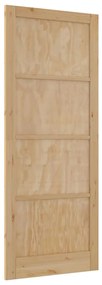 Porta Interna 'ORKDAL'93x232x4 cm de Madeira Sólida de Pinus