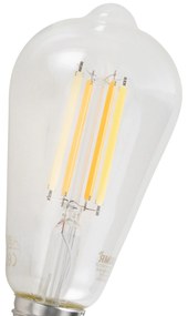 Lâmpada LED Inteligente E27 Dimerizável ST64 7W 806LM 2700-6500K