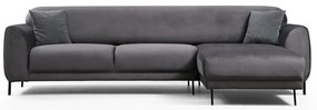 Sofá-Cama de Canto Image Corner – Antracite – 287 x 169 cm