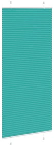 Gasolina verde Plissada Cega 95x200 cm Largura Tecido 94,4 cm