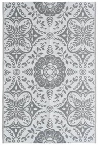 Tapete de exterior 190x290 cm ARAKIL PP cinzento-claro