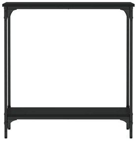 Mesa consola 75x22,5x75 cm derivados de madeira preto