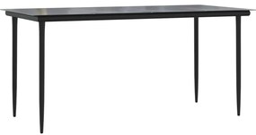 5 pcs conjunto de jantar p/ jardim c/ almofadões vime PE cinza