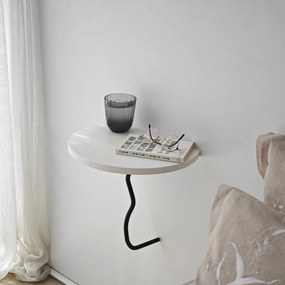 Prateleira de Parede Leo – Preto e Branco – 35 cm x 35 cm