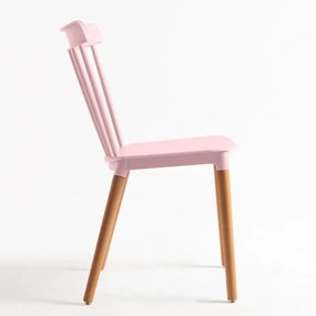 Cadeira Ygol Rosa - Design Nórdico