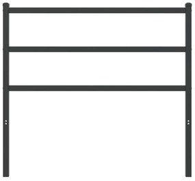 Cabeceira de cama 100 cm metal preto