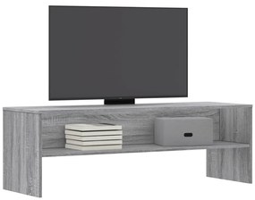 Móvel de TV 120x40x40 cm derivados de madeira cinzento sonoma