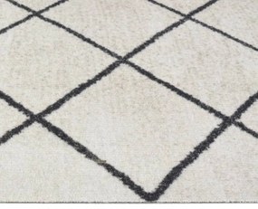 Tapete de cozinha lavável 45x150 cm veludo padrão quadrados