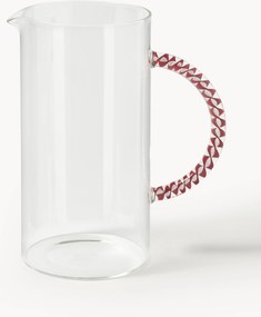 Jarro de vidro borosilicato artesanal Neve, 1,2 L