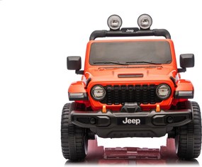 JIPE elétrico para Crianças Jeep Wrangler Rubicon LIFT  24V 4x4, Rodas de espuma EVA Laranja