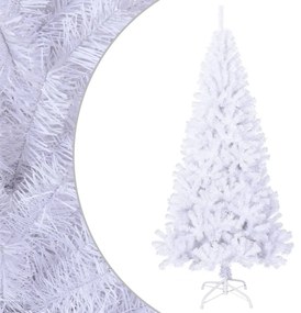 321039 vidaXL Árvore de Natal artificial com ramos grossos 180 cm PVC branco