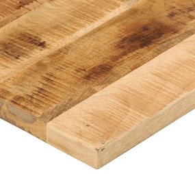 Tampo de mesa retangular 70x50x2,5 cm mangueira áspera maciça