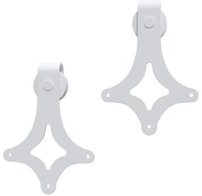 Porta de correr com ferragens 95x210 cm madeira de pinho maciça