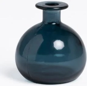 Vaso Em Vidro Reciclado Endon Azul Pacífico - Sklum