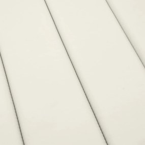 Almofadão para espreguiçadeira 200x60x4cm mesclado tecido creme