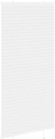Branco Plissada Cega 55x100 cm Largura Tecido 54,4 cm Poliéster