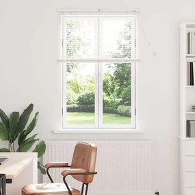 Persiana de Janela com cortinas Outros Manual Branco 80 x 130 cm Alumí