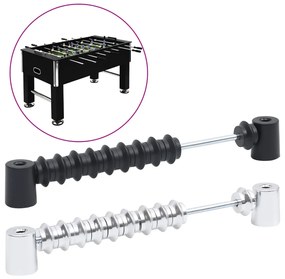 Marcador de pontuação p/ matraquilhos 2 pcs preto e prateado