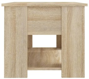 Mesa de centro 79x49x41 cm madeira processada carvalho sonoma