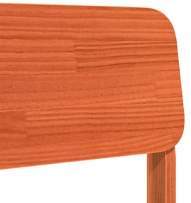 Cadeiras de jardim 2 pcs 60x52,5x72cm pinho maciço castanho-mel