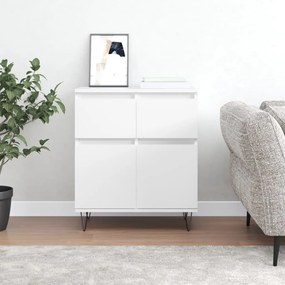 vidaXL Aparador 60x35x70 cm derivados de madeira branco