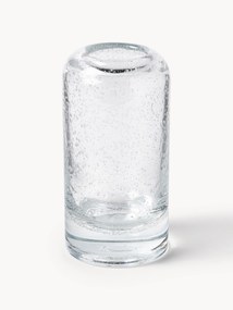 Pequeno vaso de vidro Dylla com bolhas de ar, Alt 16 cm