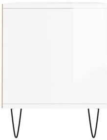Móvel p/ TV 100x34,5x44,5 cm derivados madeira branco brilhante