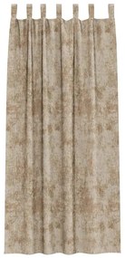 Cortinas de Veludo 2 pcs com Ilhós Champagne 245x140 cm