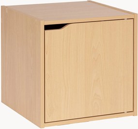 Estante de parede modular com aspeto de madeira Composite