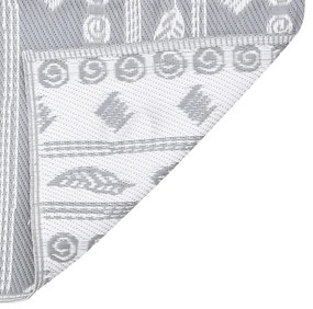 Tapete de exterior 160x230 cm ARAKIL PP cinzento