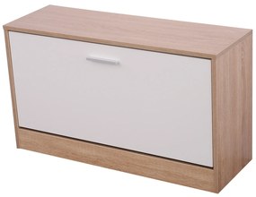 3 EM 1 Conjunto de Móveis de Entrada Corredor Conjunto de 3 peças Cabide Espelho Zapatero madeira