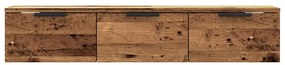 Armário de parede madeira antiga 102x30x20cm madeira trabalhada