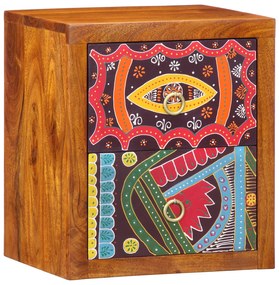 vidaXL Mesa de Cabeceira 35x30x40 cm Madeira Maciça Acácia