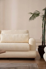 Sofá de 3 Lugares River – Bege – 230 cm x 105 cm x 90 cm